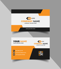 Corporate business card template or business card design 