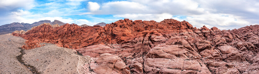 Fototapeta na wymiar Arid Red Rock Canyon Las Vegas