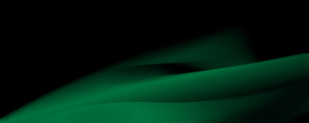 Obraz premium Black background with a green streak
