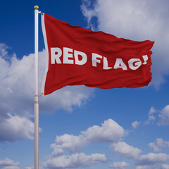 Red Flag On Red Flag