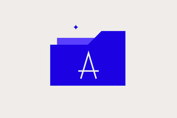 Minimalistic translation vector illustration in flat style design. Geometric translate app icon for website,app,ui ux,web design,business,marketing,landing,web development concept