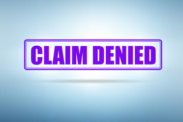 Concept of denying medical insurance claim