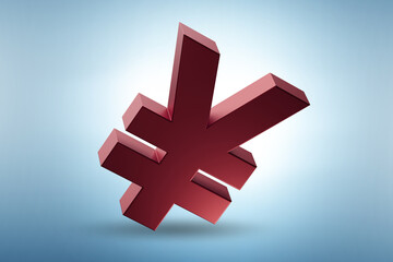 Obraz premium Foreign currency concept in business - 3d rendering