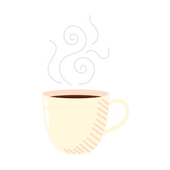Coffee glass PNG image icon with transparent background