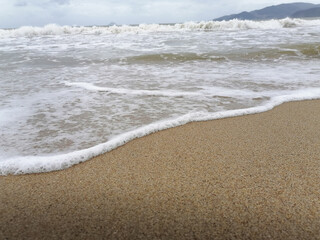 waves on the beach