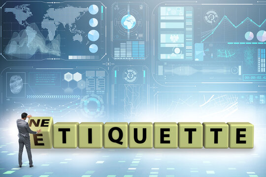 Concept of etiquette and netiquette