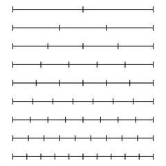 Fraction number line sheet in mathematics.