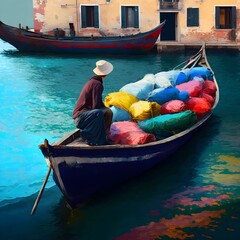 Obraz premium venice boat