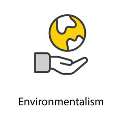Environmentalism icon design stock illustration