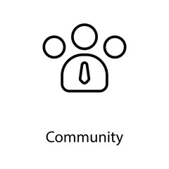 Community icon design stock illustration