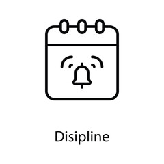 Discipline icon design stock illustration