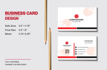 Creative and modern Business card design.