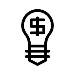 business ideas icon or logo isolated sign symbol vector illustration - high quality black style vector icons
