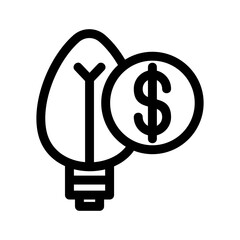 business ideas icon or logo isolated sign symbol vector illustration - high quality black style vector icons
