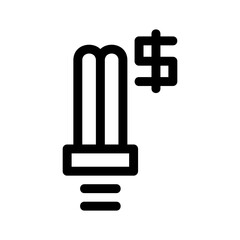 Obraz premium business ideas icon or logo isolated sign symbol vector illustration - high quality black style vector icons 