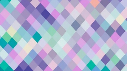 Pastel Palette Triangles Background Generative Art