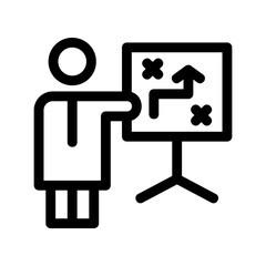 business plan icon or logo isolated sign symbol vector illustration - high quality black style vector icons
