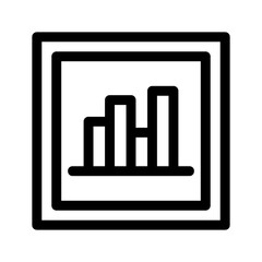 chart icon or logo isolated sign symbol vector illustration - high quality black style vector icons
