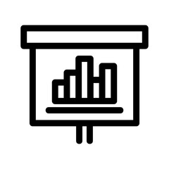 chart icon or logo isolated sign symbol vector illustration - high quality black style vector icons
