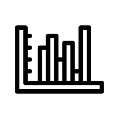 chart icon or logo isolated sign symbol vector illustration - high quality black style vector icons
