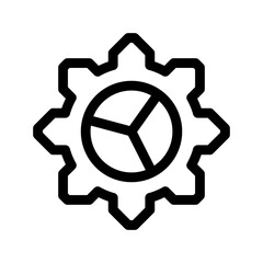 cogs icon or logo isolated sign symbol vector illustration - high quality black style vector icons
