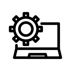 cogs icon or logo isolated sign symbol vector illustration - high quality black style vector icons
