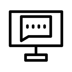 communication icon or logo isolated sign symbol vector illustration - high quality black style vector icons
