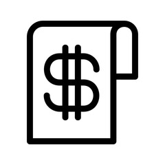 dollar icon or logo isolated sign symbol vector illustration - high quality black style vector icons
