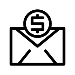 Fototapeta premium dollar icon or logo isolated sign symbol vector illustration - high quality black style vector icons 