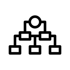 hierarchy icon or logo isolated sign symbol vector illustration - high quality black style vector icons
