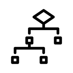 hierarchy icon or logo isolated sign symbol vector illustration - high quality black style vector icons
