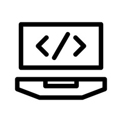 laptop icon or logo isolated sign symbol vector illustration - high quality black style vector icons
