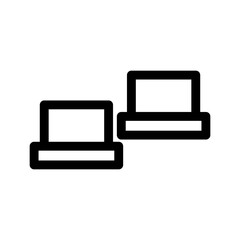 laptop icon or logo isolated sign symbol vector illustration - high quality black style vector icons
