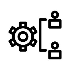 organization icon or logo isolated sign symbol vector illustration - high quality black style vector icons
