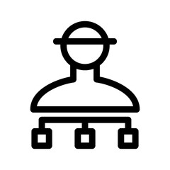 organization icon or logo isolated sign symbol vector illustration - high quality black style vector icons
