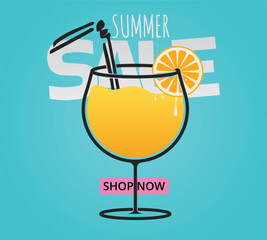 Trendy Summer Sale banner texture. Season vocation, weekend, holiday logo. Summer Time Wallpaper. Modern vector Lettering. Fashionable styling.