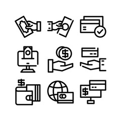 pay icon or logo isolated sign symbol vector illustration - high quality black style vector icons
