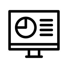 pie chart icon or logo isolated sign symbol vector illustration - high quality black style vector icons
