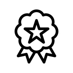 ribbon badge icon or logo isolated sign symbol vector illustration - high quality black style vector icons
