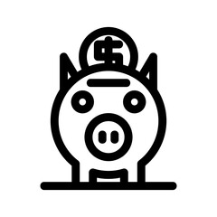 savings icon or logo isolated sign symbol vector illustration - high quality black style vector icons
