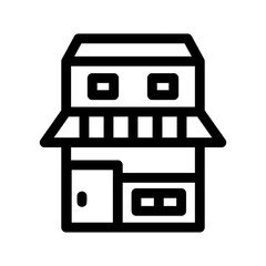 shop icon or logo isolated sign symbol vector illustration - high quality black style vector icons
