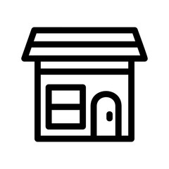 shop icon or logo isolated sign symbol vector illustration - high quality black style vector icons
