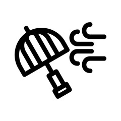 umbrella icon or logo isolated sign symbol vector illustration - high quality black style vector icons
