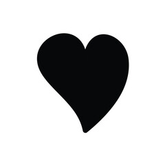 heard, love, icon, vector, template, illustration, design, collection,flat, style