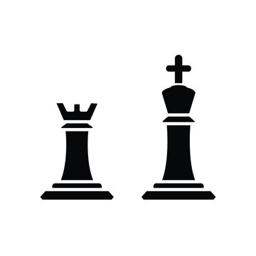 chess, icon, vector, template, illustration, design, collection,flat, style