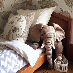 Cute elefante - obrazy, fototapety, plakaty