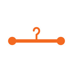 hanger, icon, vector, template, illustration, design, collection,flat, style