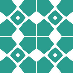 Ornament Design Pattern Islamic Tile Mosaic