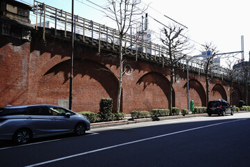 煉瓦の高架橋