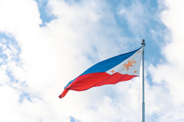 waving philippine flag